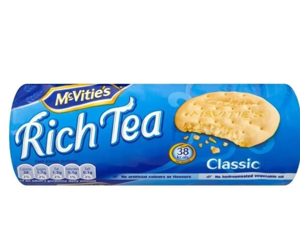McVitie's Rich Tea Classic Biscuits packet