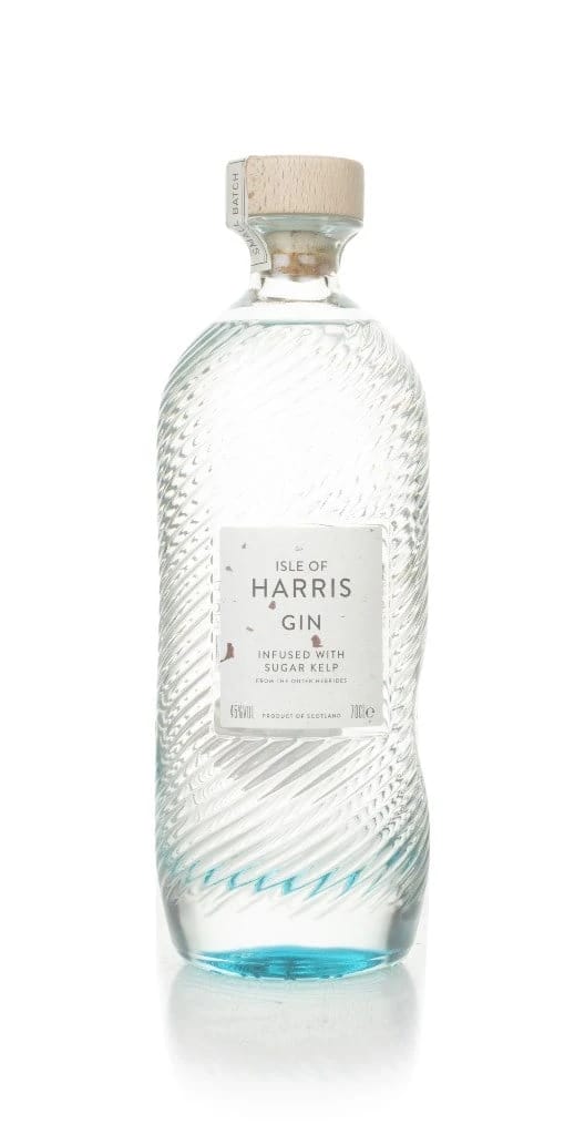 Isle of Harris Gin bottle infused with sugar kelp