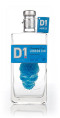 D1 London Dauntingly Dry London Gin 70cl bottle with blue skull