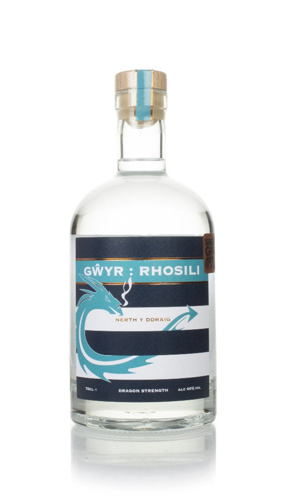 Gŵyr Rhosili Dragon Strength Gin 70cl bottle