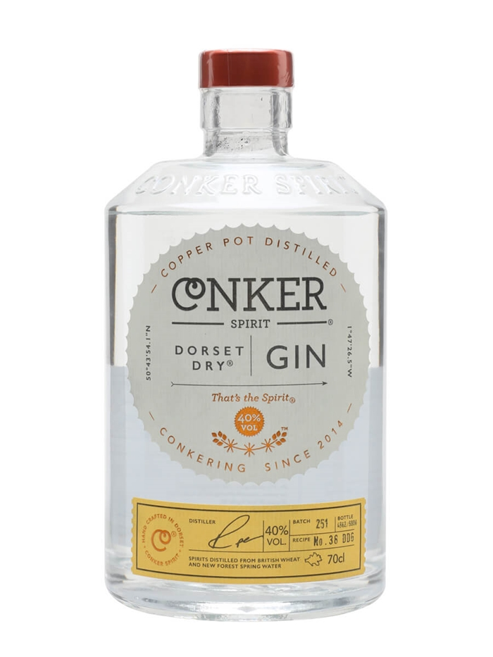 Conker Spirit Dorset Dry Gin 70cl bottle