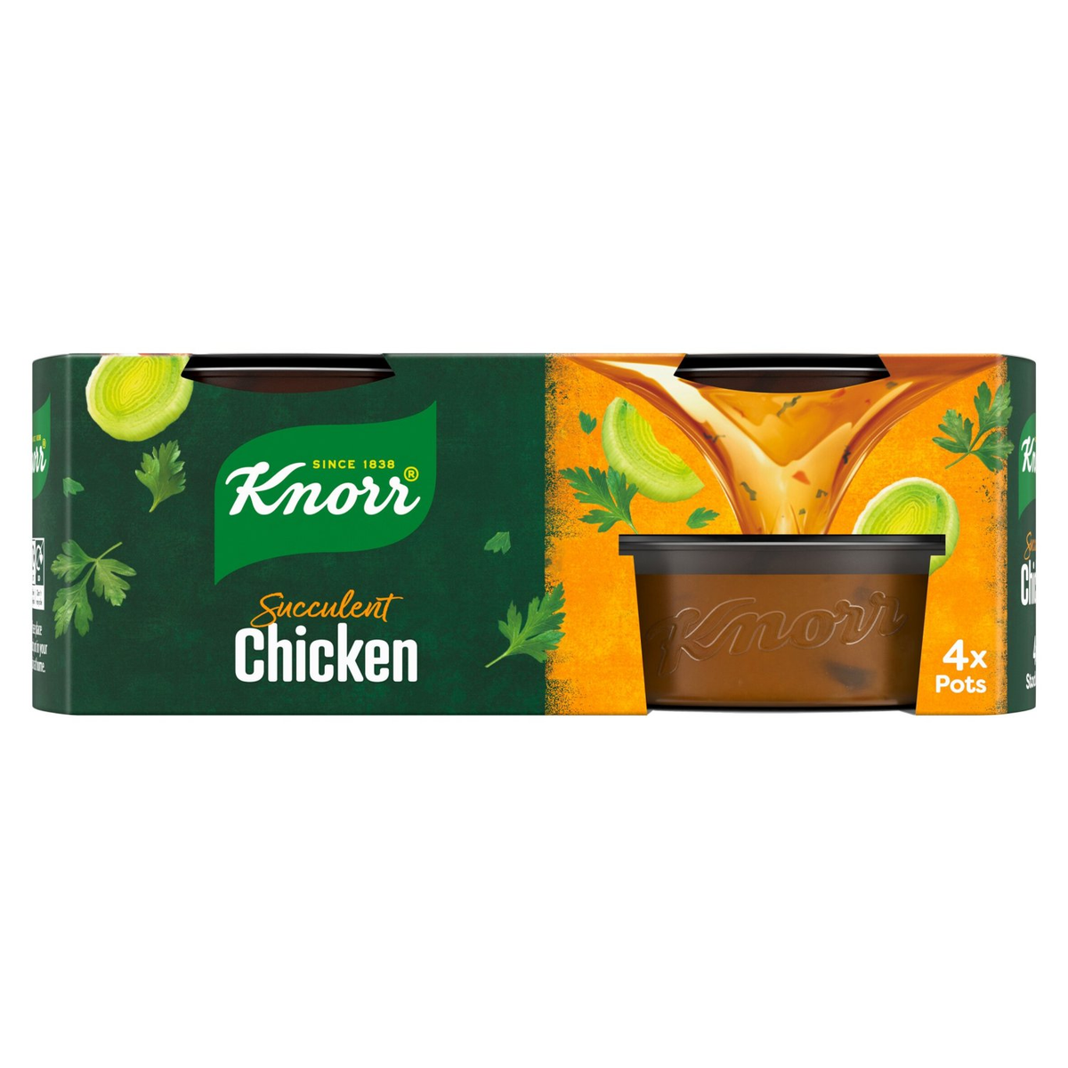 Knorr Succulent Chicken Stock Pots 4 pack