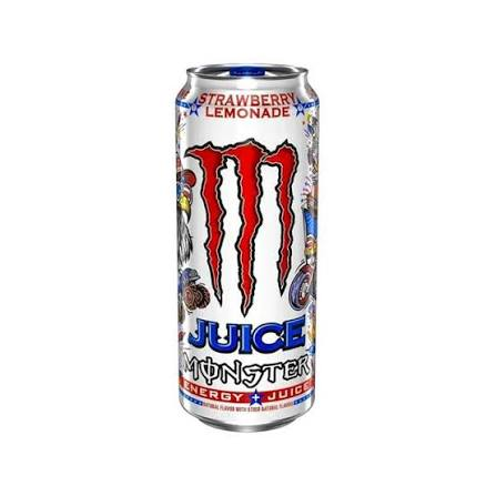Monster Juice Strawberry Lemonade 500ml can