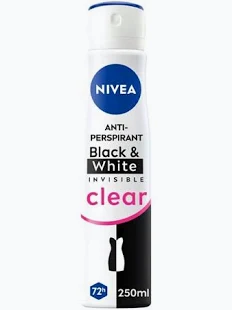 Nivea Black & White Invisible Clear Anti-Perspirant 250ml