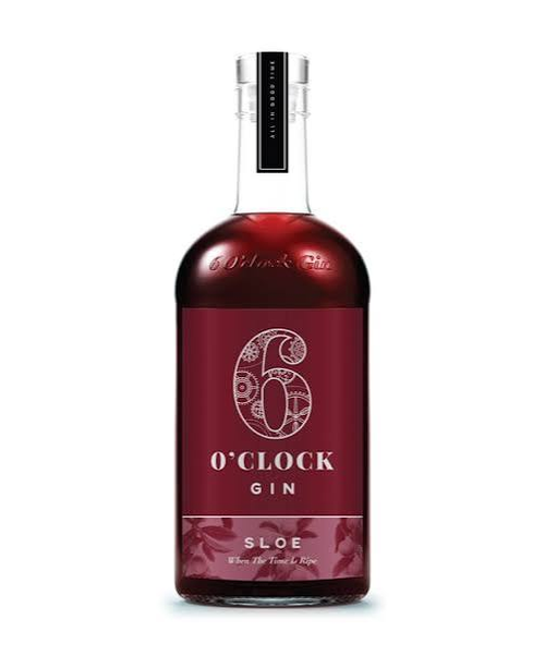 6 O'Clock Sloe Gin bottle