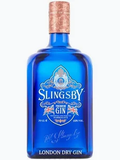 Slingsby London Dry Gin cobalt blue bottle