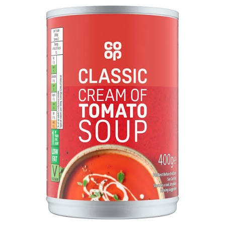 Co-op Classic Cream of Tomato Soup 400g can