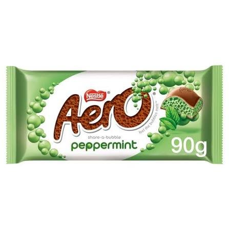 Nestlé Aero Peppermint Chocolate Bar 90g