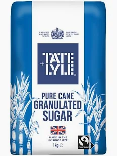 Tate & Lyle Pure Cane Granulated Sugar 1kg