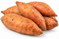 Fresh sweet potatoes