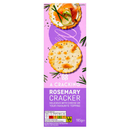 Co-op Rosemary Cracker 185g