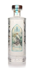St. David's Distillery Gin in etched glass bottle with heron label