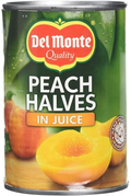 Del Monte Peach Halves in Juice tin