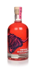 Twisted Highlander Hebridean Rosé Gin bottle