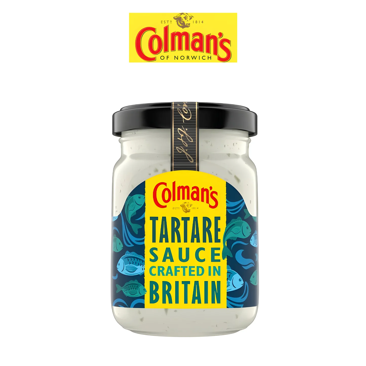 Colman's Tartare Sauce jar crafted in Britain