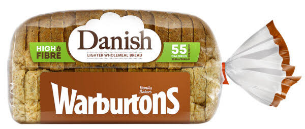 Warburtons Danish Lighter Wholemeal Bread