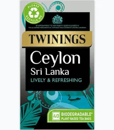 Twinings Ceylon Sri Lanka 40 Tea Bags
