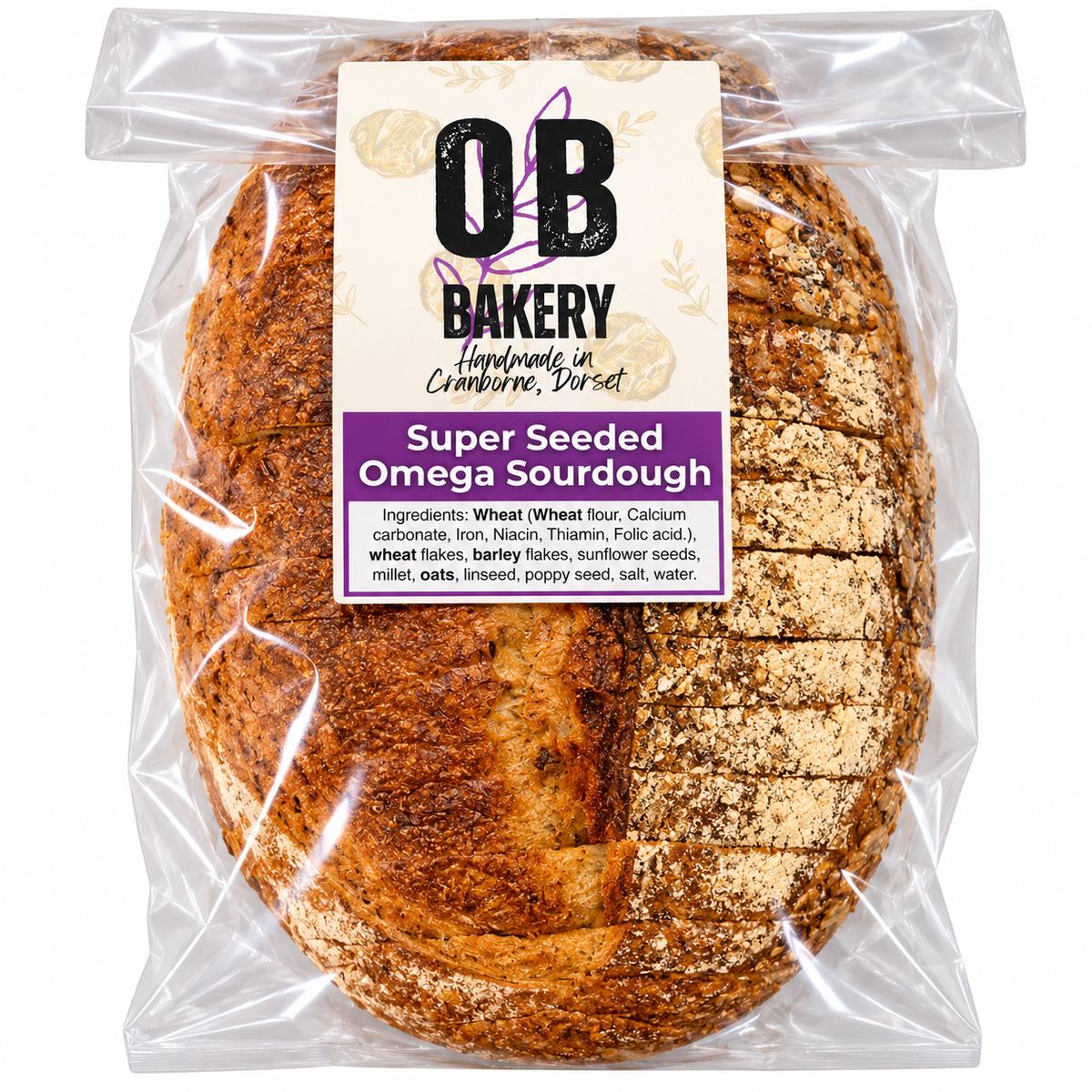 OB Bakery Super Seeded Omega Sourdough