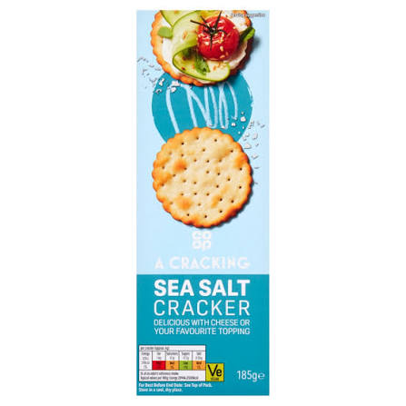 Co-op Sea Salt Cracker 185g