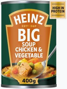Heinz Big Soup Chicken & Vegetable 400g can