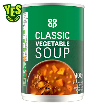 Co-op Classic Vegetable Soup 400g can