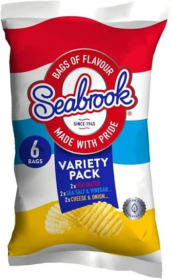 Seabrook Variety Pack 6 Bags