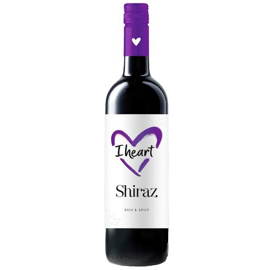 I Heart Shiraz Red Wine 75cl
