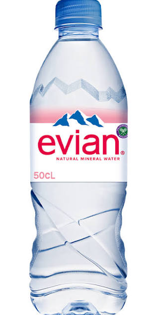 Evian Natural Mineral Water 500ml bottle