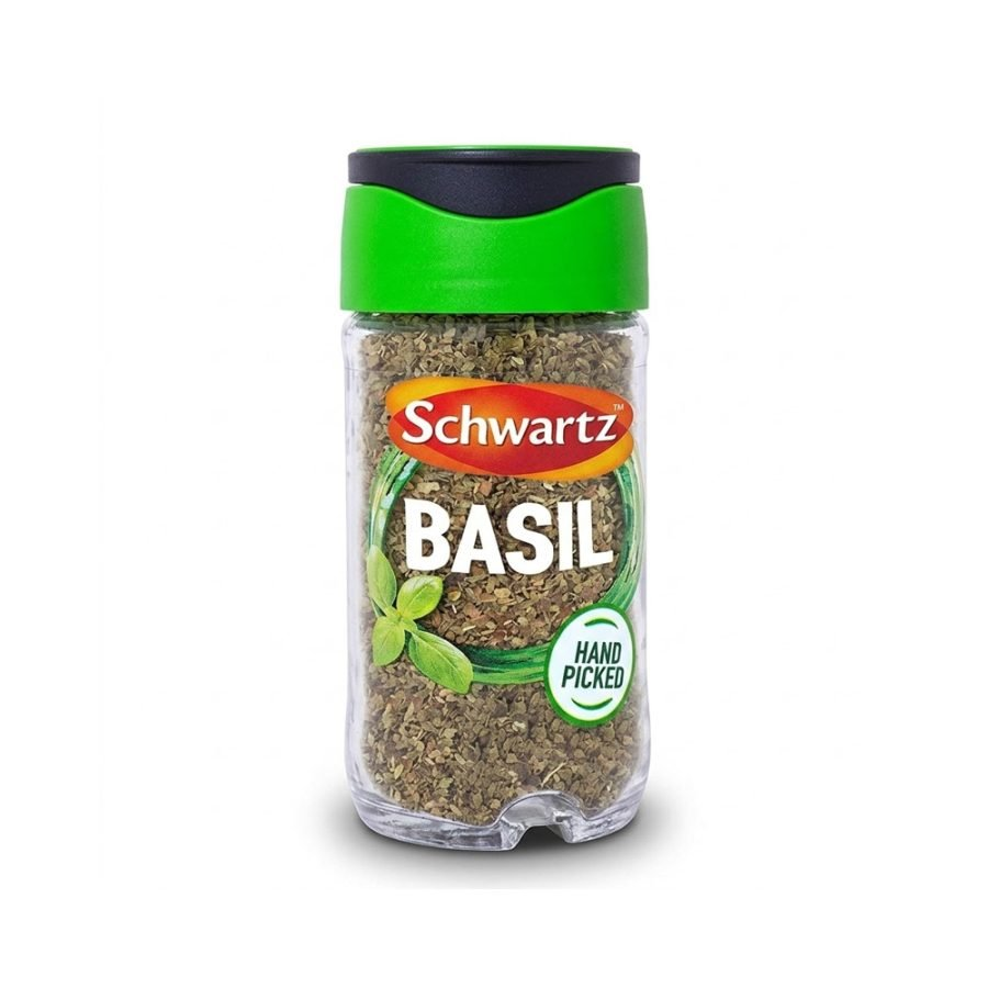 Schwartz Basil dried herb jar