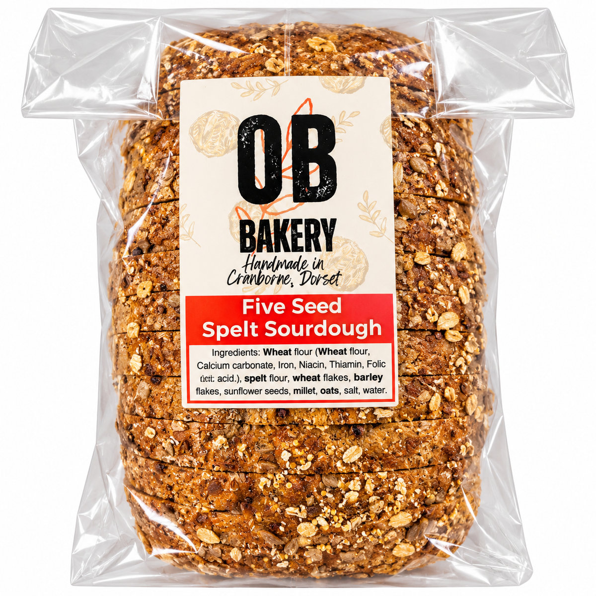 OB Bakery Five Seed Spelt Sourdough