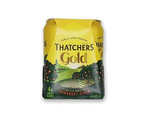Thatchers Gold Somerset Cider 4 x 500ml