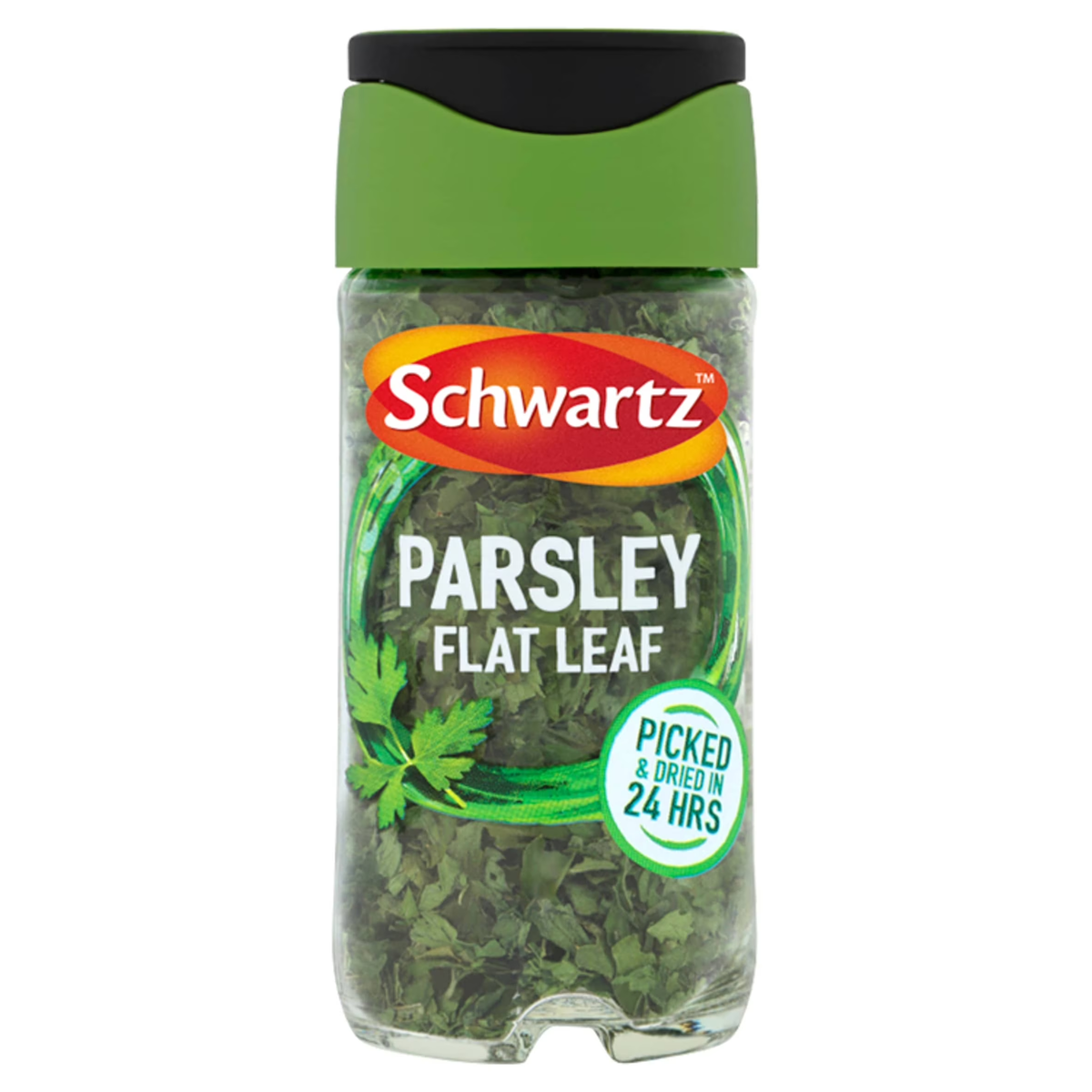 Schwartz Parsley Flat Leaf dried herb jar