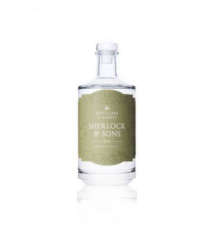 Sher Lock & Sons Gin bottle