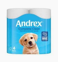 Andrex Complete Clean Toilet Rolls 4 Pack