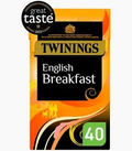 Twinings English Breakfast 40 Tea Bags