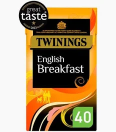 Twinings English Breakfast 40 Tea Bags