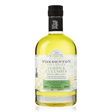 Foxdenton Lemon & Cucumber Gin Liqueur bottle