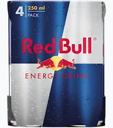 Red Bull Energy Drink 4x250ml pack