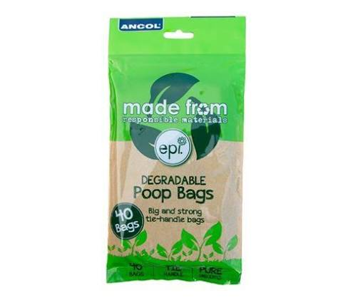 Ancol Degradable Poop Bags 40 Pack