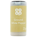 Co-op Ground White Pepper 25g