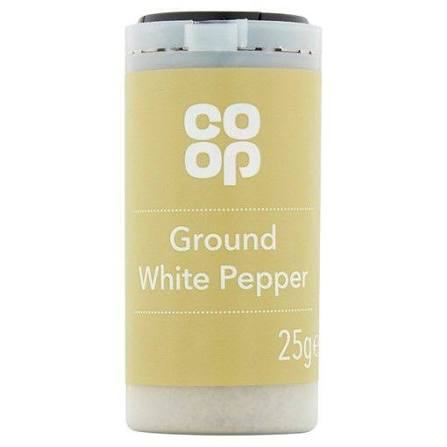 Co-op Ground White Pepper 25g