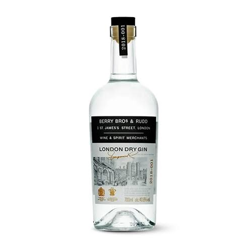 Berry Bros. & Rudd London Dry Gin bottle