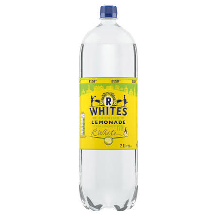 R White's Lemonade 2L bottle