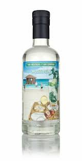 That Boutique-y Gin Company bottle with beach illustration
