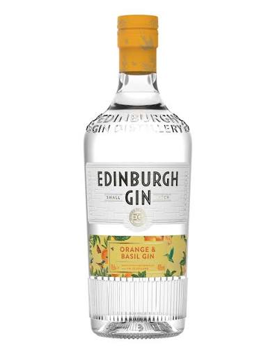 Edinburgh Gin Orange & Basil Gin bottle