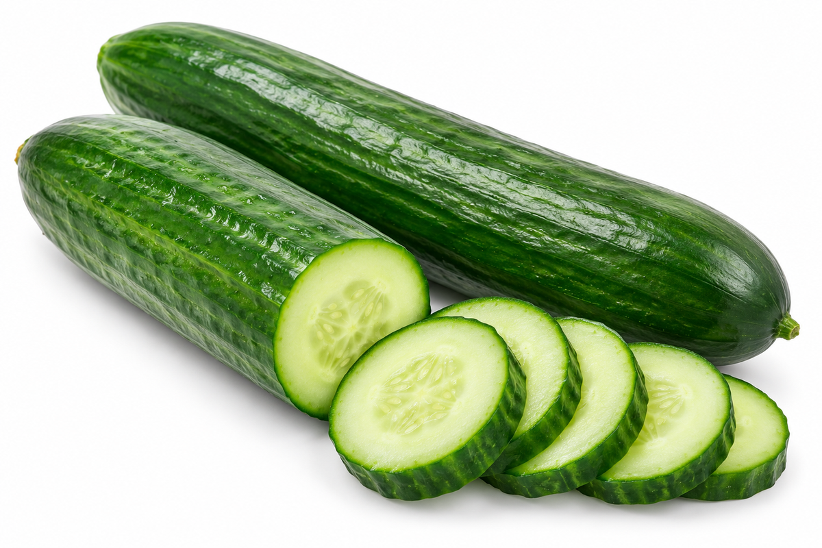 Fresh cucumbers
