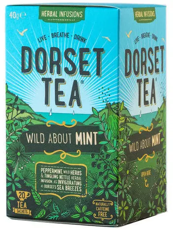 Dorset Tea Wild About Mint 20 Tea Sachets box