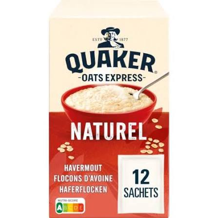 Quaker Oats Express Natural 12 Sachets