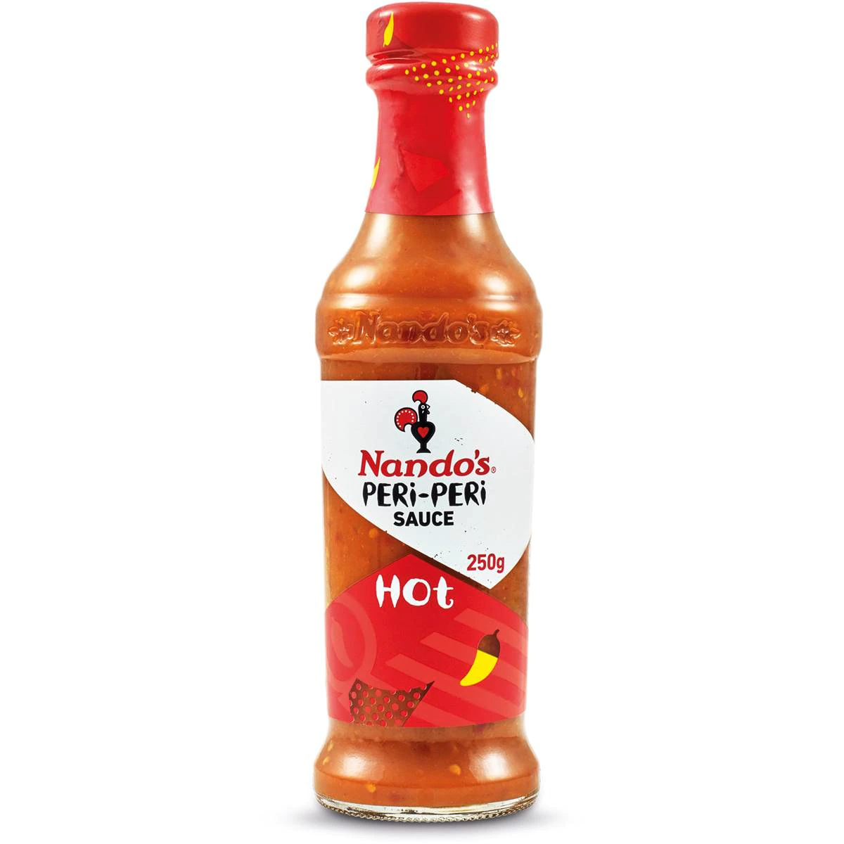 Nando's Peri-Peri Sauce Hot 250g bottle