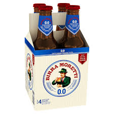 Birra Moretti 0.0 Alcohol Free 4 x 330ml